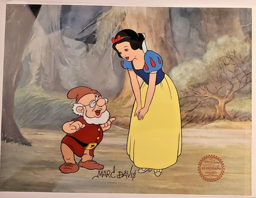 Snow white doc sericel - snow,